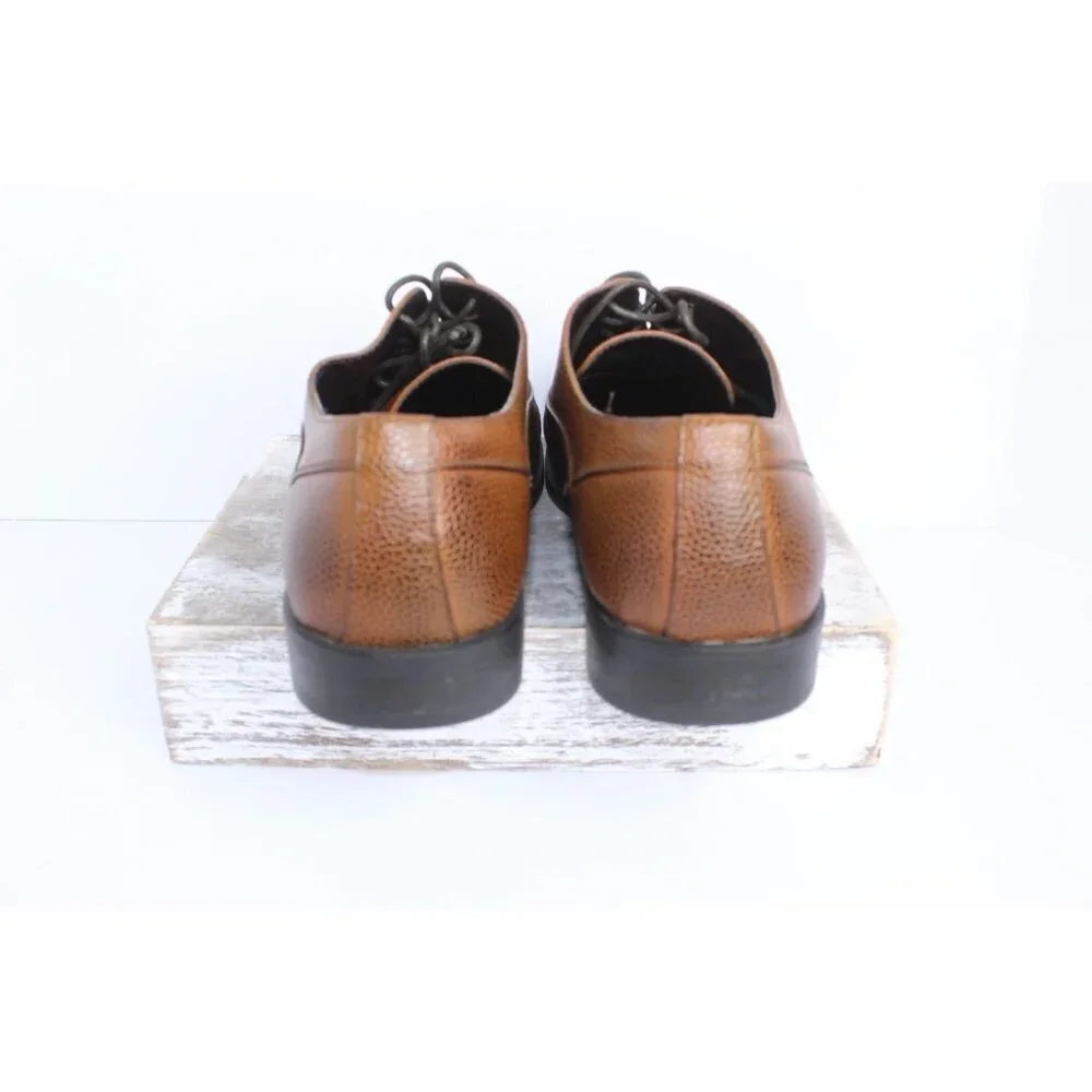 Kenneth Cole Unlisted Half Time Dress Shoes‎ Men's 10.5 Brown Faux Leather